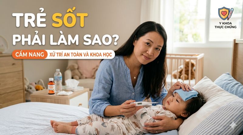 Trẻ sốt phải làm sao? Cẩm nang xử trí an toàn và khoa học