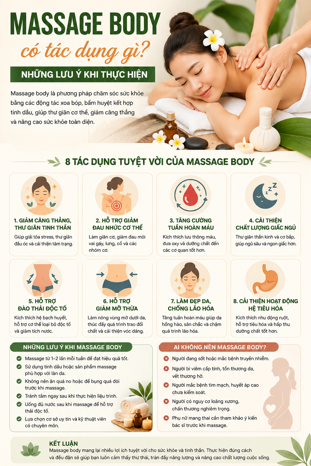 Massage Body Có Tác Dụng Gì? Những Lưu Ý Khi Thực Hiện