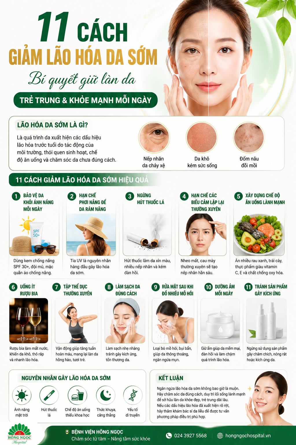 11 Cách Giảm Lão Hóa Da Sớm Hiệu Quả Giúp Da Luôn Trẻ Đẹp