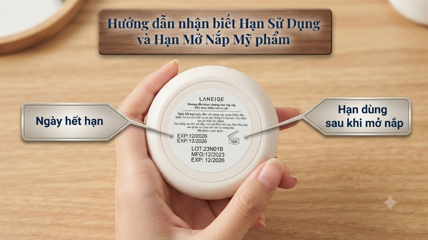 Bao lâu nên thay mỹ phẩm? Thời hạn sử dụng từng loại mỹ phẩm bạn cần biết