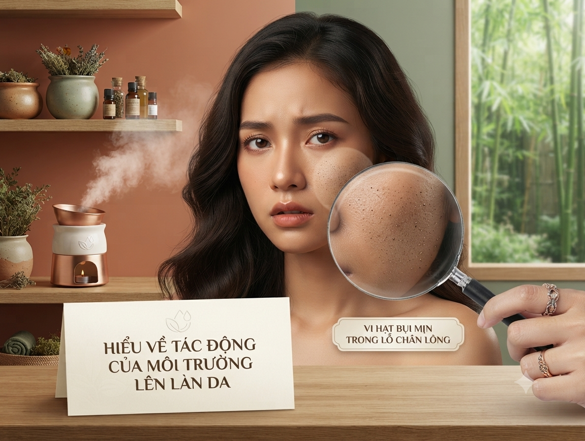 Không khí ô nhiễm ảnh hưởng đến làn da như thế nào? Cách bảo vệ da hiệu quả