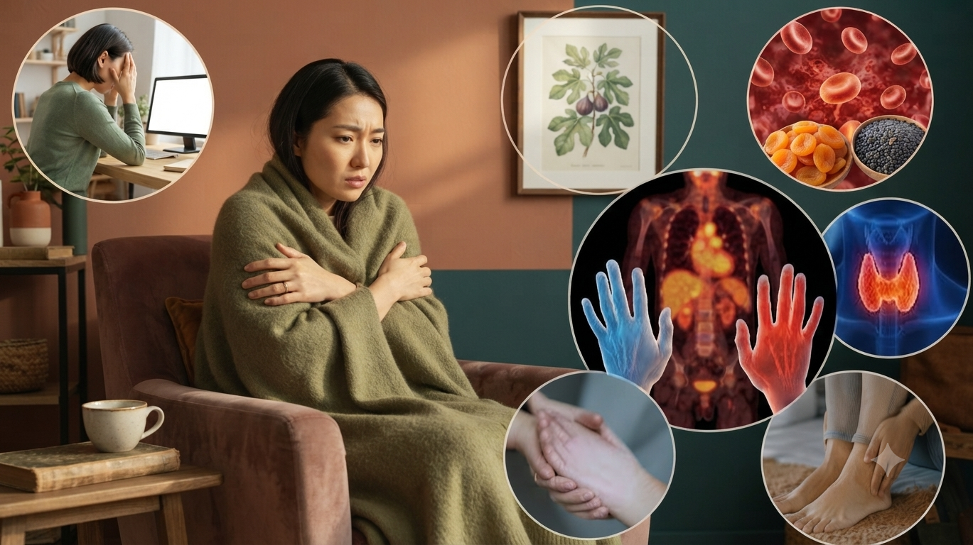 Thường xuyên lạnh bụng, lạnh tay chân: Có liên quan đến tuần hoàn?