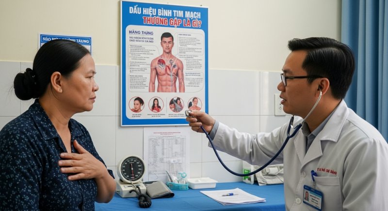 Dấu hiệu bệnh tim mạch thường gặp là gì?